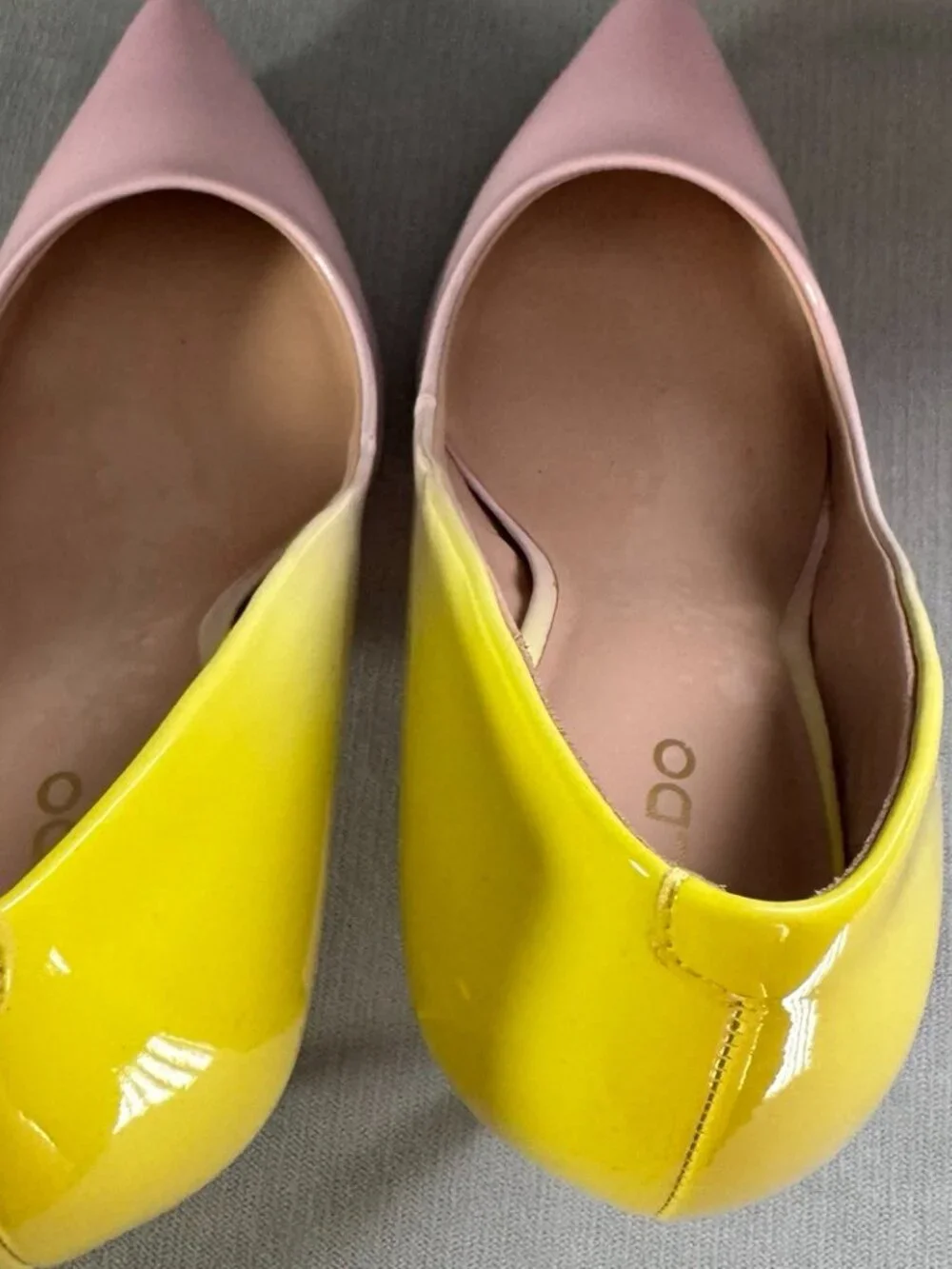 Aldo Pink Stessey Pumps High Heel Shoes Pink & Blue Ombre - Picture 6 of 8